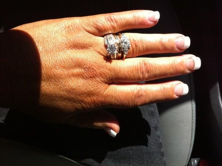 White French tips